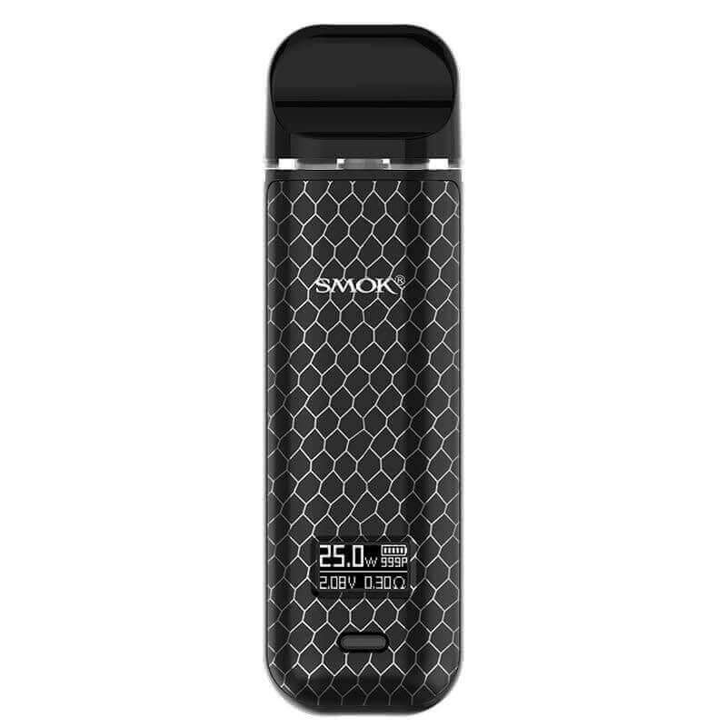 SMOKTECH Novo X - Kit E-Cigarette 25W 800mAh-Black Cobra-VAPEVO