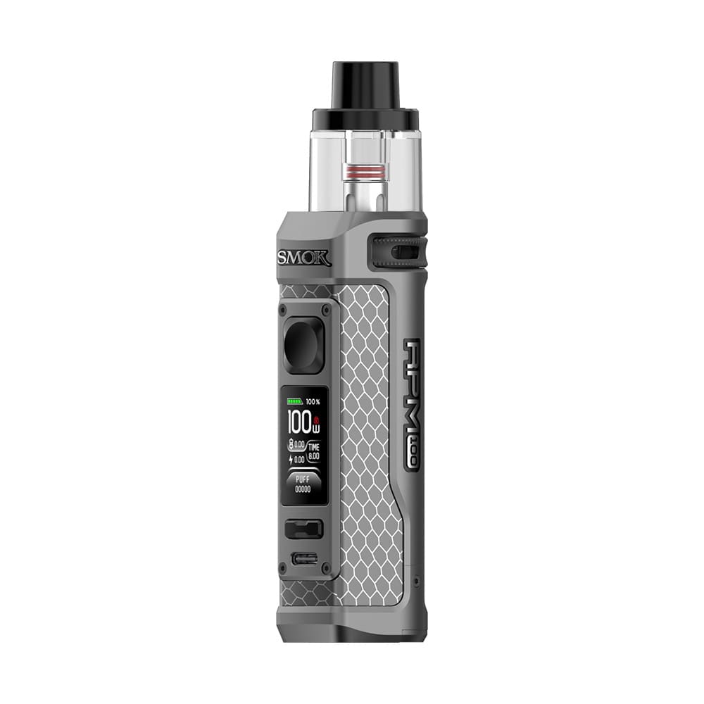 SMOKTECH RPM 100 - Kit E-Cigarette 100W 6ml-Matte Gun Metal-VAPEVO