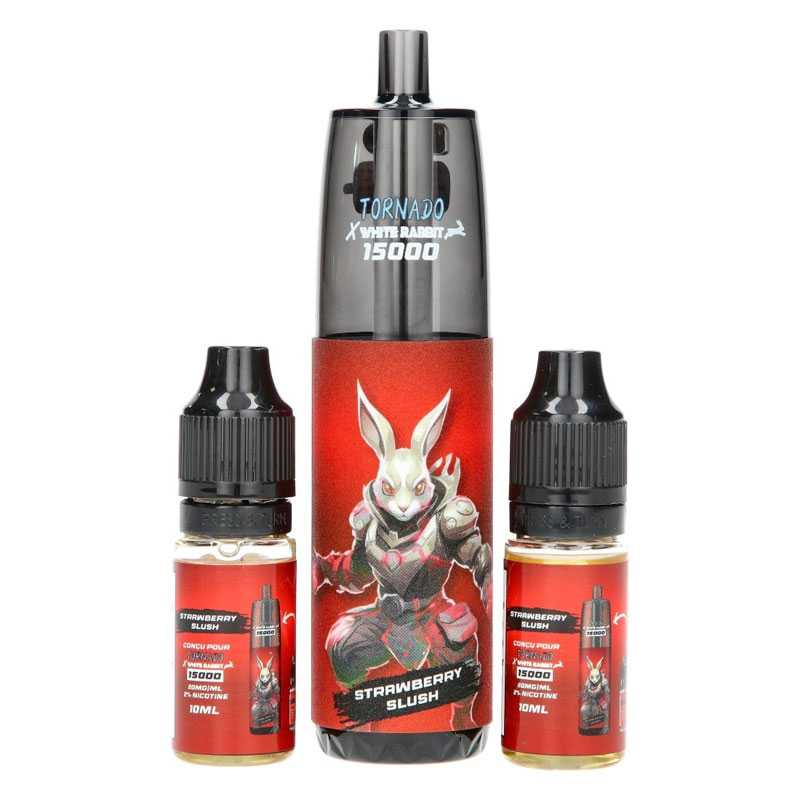 RANDM X WHITE RABBIT Tornado 15000 - Pack Pod Jetable 15000 Puffs 14ml