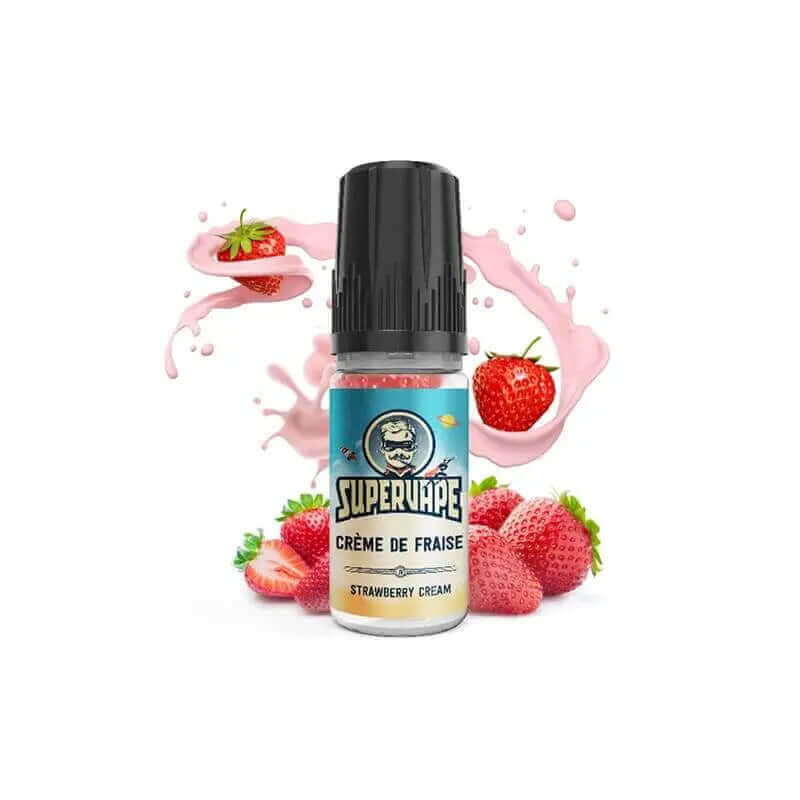 SUPERVAPE Arôme Concentré Crème De Fraise 10ml-VAPEVO