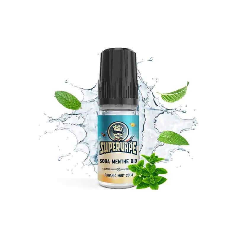 SUPERVAPE Arôme Concentré Soda Menthe Bio 10ml-VAPEVO