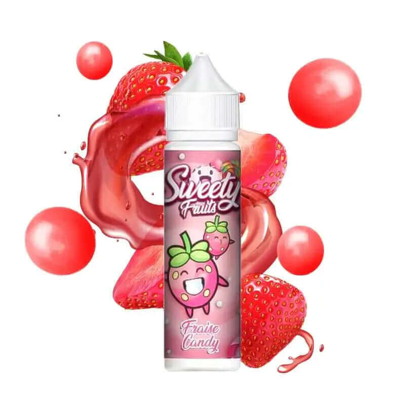 SWEETY FRUITS Fraise Candy - E-liquide 50ml-0 mg-VAPEVO