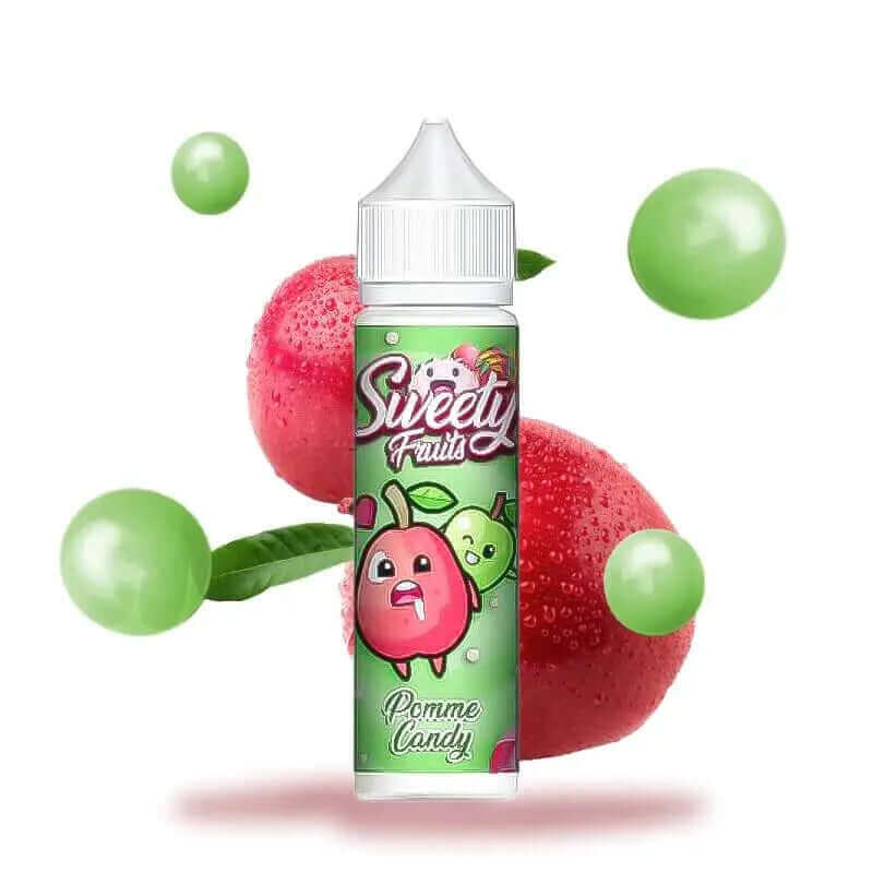 SWEETY FRUITS Pomme Candy - E-liquide 50ml-0 mg-VAPEVO