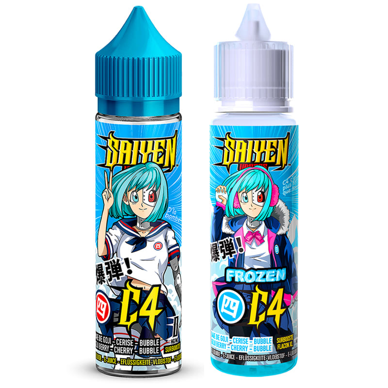 SWOKE Saiyen Vapors C4 - E-liquide 50ml-VAPEVO