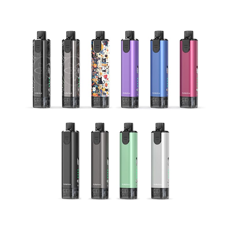 SX MINI PureMax - Kit E-Cigarette 25W 1050mAh (New Colors)-Black-VAPEVO