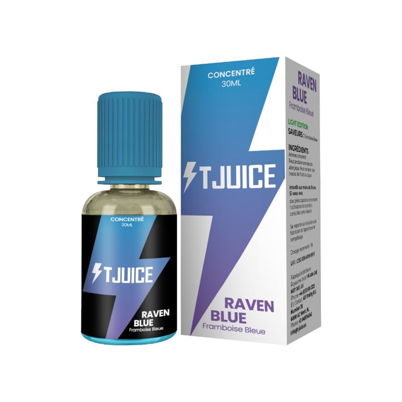 T-JUICE Raven Blue - Arôme Concentré 30ml-VAPEVO