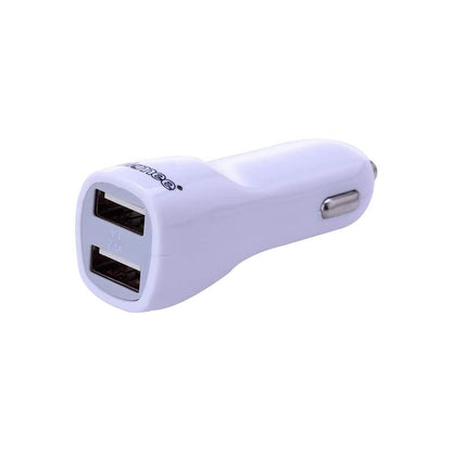 TEKMEE Chargeur Voiture USB Allume Cigare - 2 Ports 2.1A-White-VAPEVO