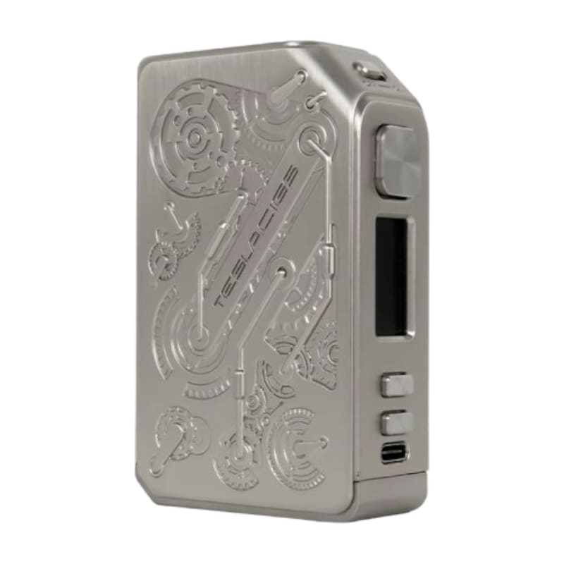 TESLACIGS Punk II - Box Mod 220W-Matte Silver-VAPEVO