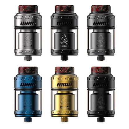 THC X MIKE VAPES Blaze Solo RTA - Atomiseur Reconstructible 5.5ml 25mm-Matte Black-VAPEVO