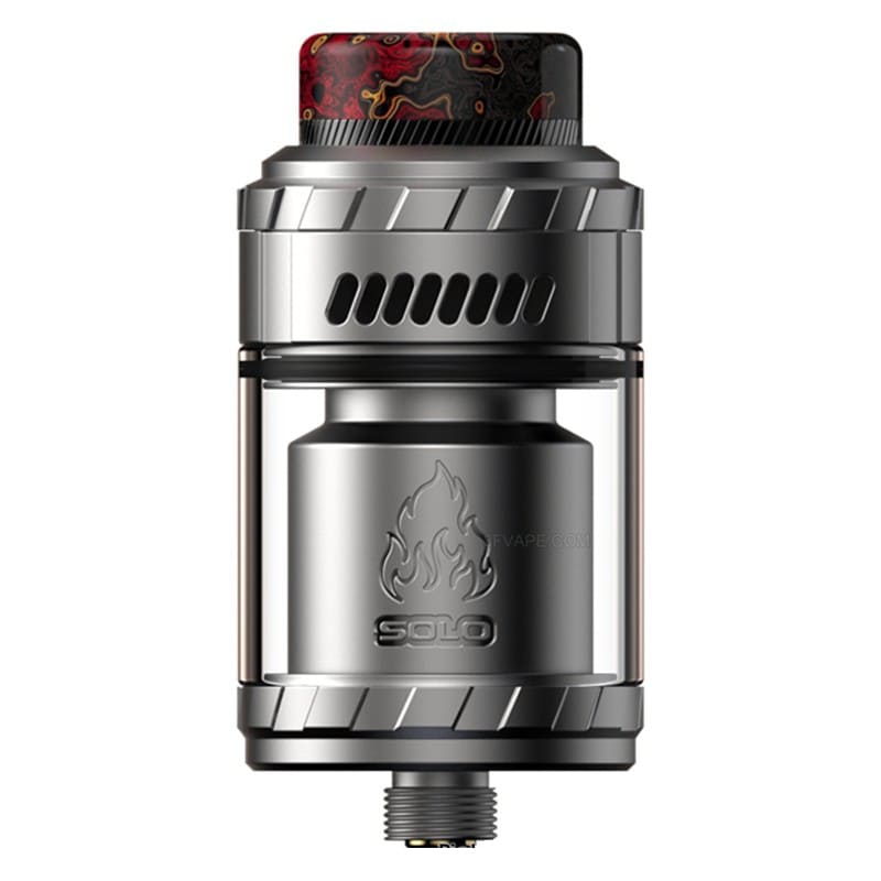 THC X MIKE VAPES Blaze Solo RTA - Atomiseur Reconstructible 5.5ml 25mm-Stainless Steel-VAPEVO