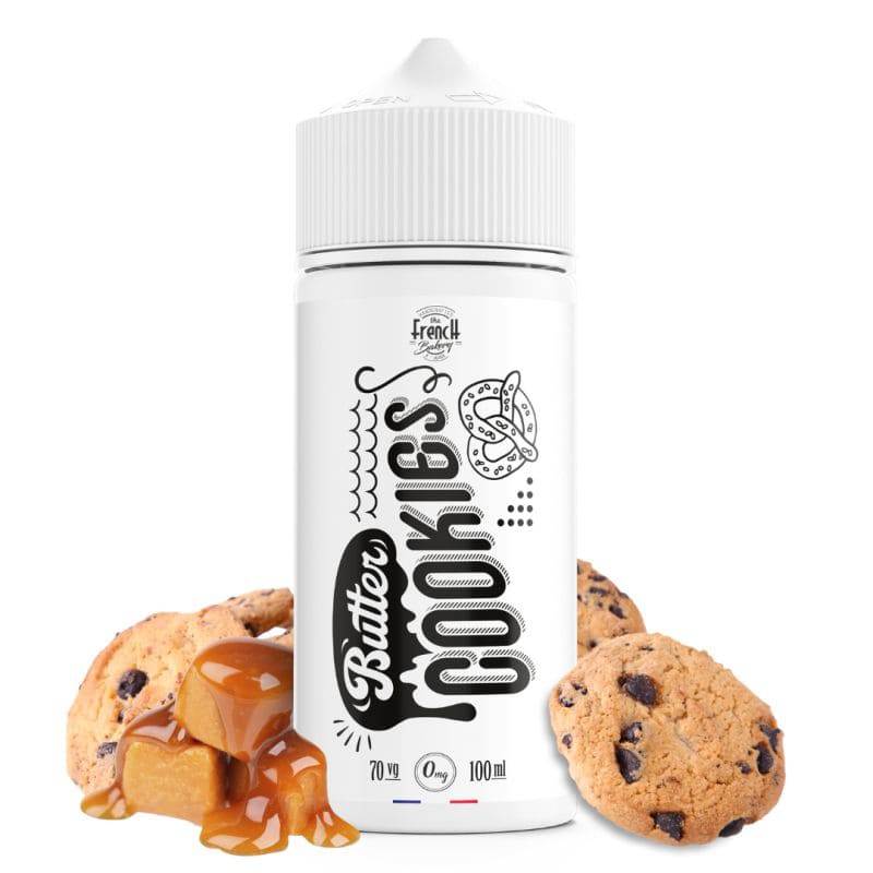 THE FRENCH BAKERY Butter Cookies - E-liquide 100ml-0 mg-VAPEVO