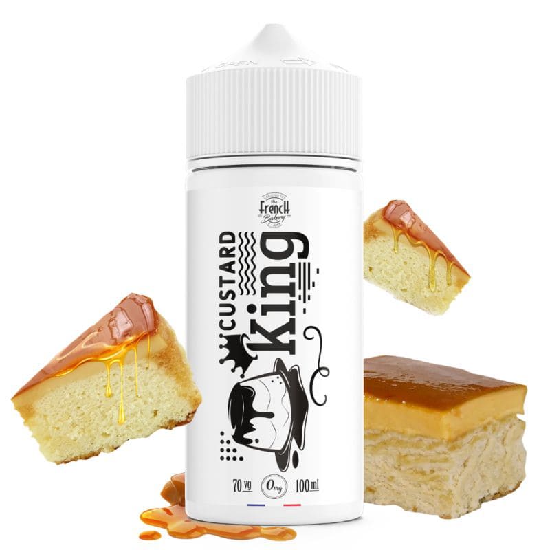 THE FRENCH BAKERY Custard King - E-liquide 100ml-0 mg-VAPEVO