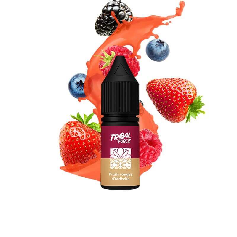 TRIBAL FORCE Fruits Rouges D'Ardèche - E-liquide 10ml-0 mg-VAPEVO