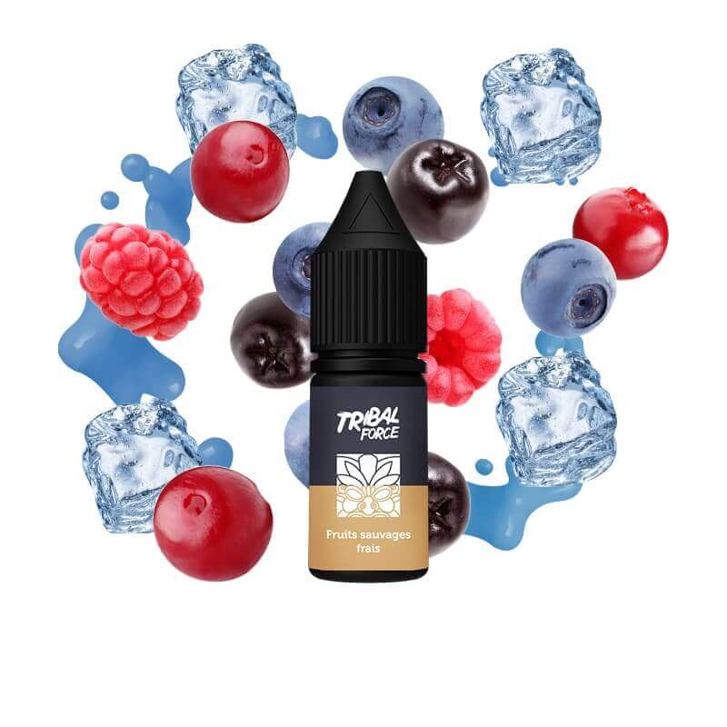 TRIBAL FORCE Fruits Sauvages - E-liquide 10ml-Fresh-0 mg-VAPEVO