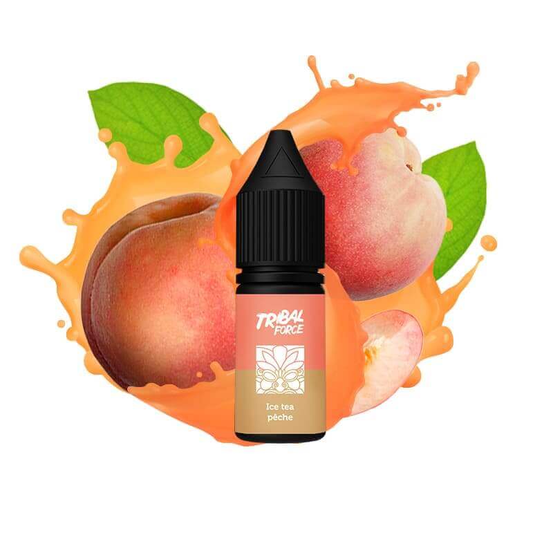 TRIBAL FORCE Ice Tea Pêche - E-liquide 10ml-VAPEVO