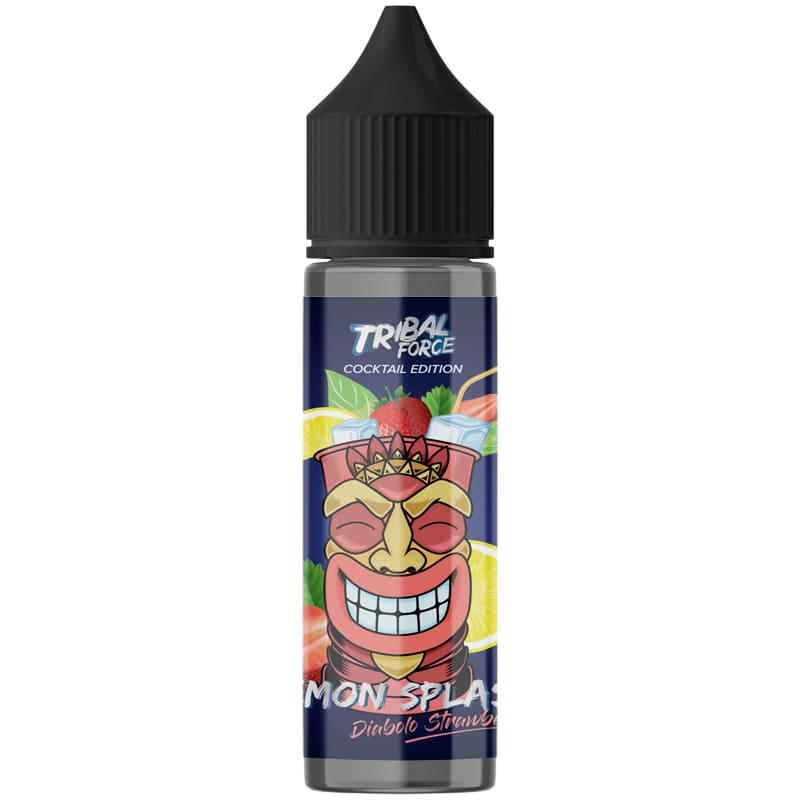 TRIBAL FORCE Lemon Splash Diabolo Strawberry Edition - E-liquide 50ml-0 mg-VAPEVO