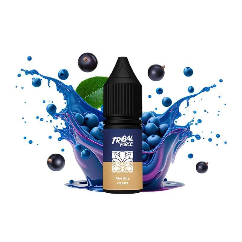 TRIBAL FORCE Myrtille Cassis - E-liquide 10ml-VAPEVO