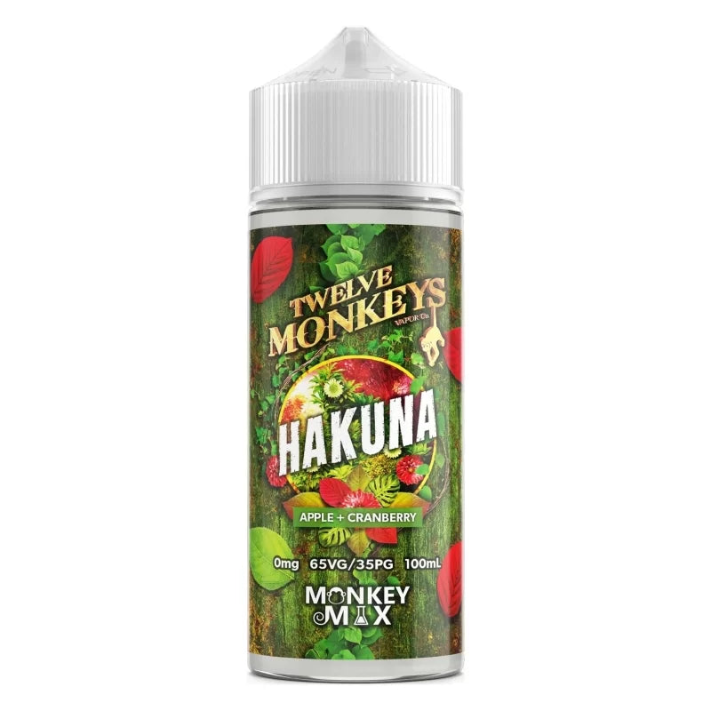 TWELVE MONKEYS Hakuna - E-liquide 50ml/100ml-0 mg-100 ml-VAPEVO