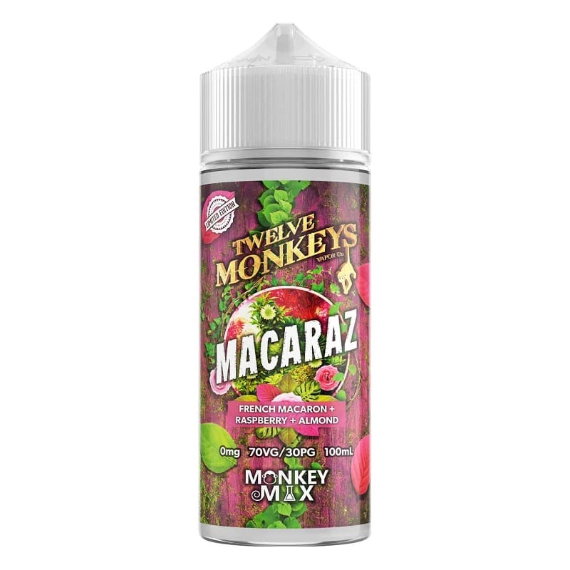 TWELVE MONKEYS Macaraz - E-liquide 50ml/100ml-0 mg-100 ml-VAPEVO