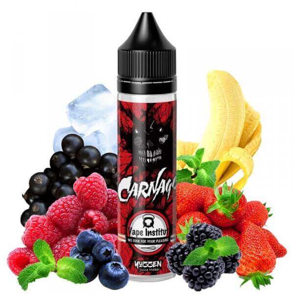 VAPE INSTITUT Carnage - E-liquide 50ml-0 mg-VAPEVO