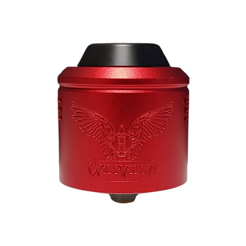 VAPERZ CLOUD Valhalla V2 Mini RDA - Atomiseur Reconstructible 30mm-Satin Red-VAPEVO