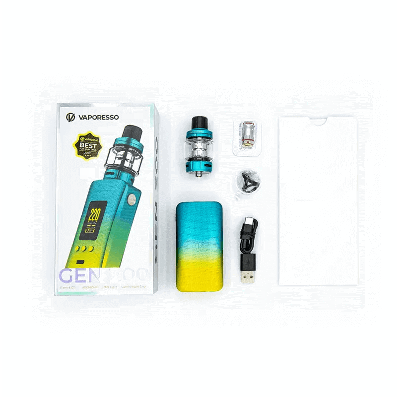 VAPORESSO Gen 200 - Kit E-Cigarette 220W 8ml-VAPEVO