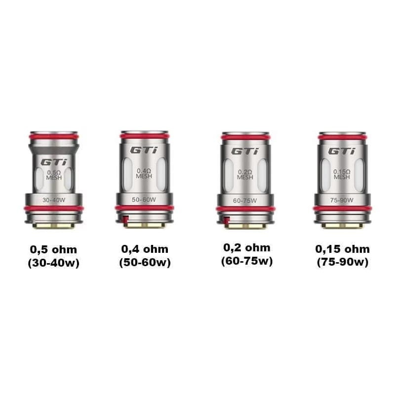 VAPORESSO GTI - Pack de 5 Résistances-0.15 ohm-VAPEVO