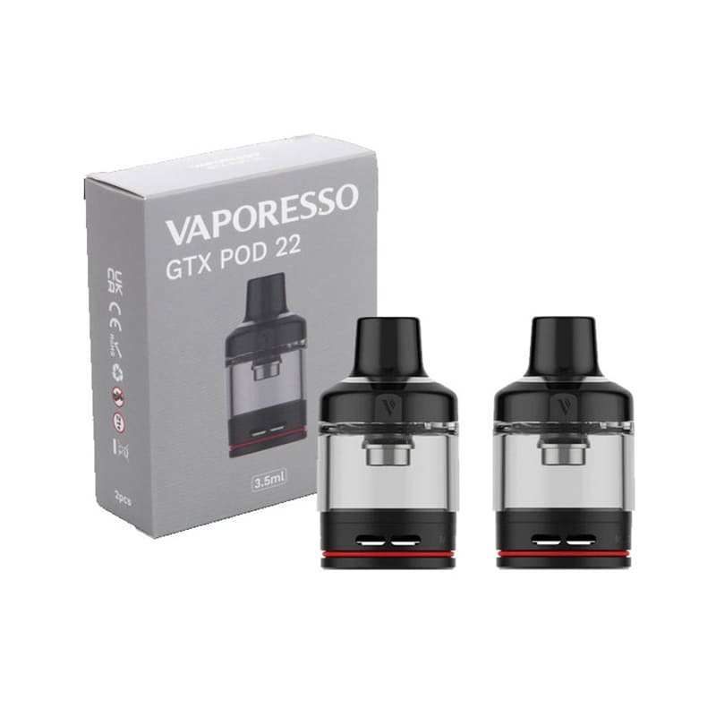 VAPORESSO GTX POD - Cartouche Pod 3.5ml/5ml-GTX POD 22-VAPEVO