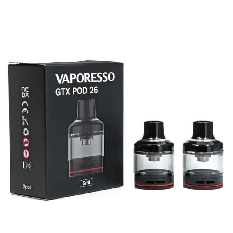 VAPORESSO GTX POD - Cartouche Pod 3.5ml/5ml-GTX POD 26-VAPEVO