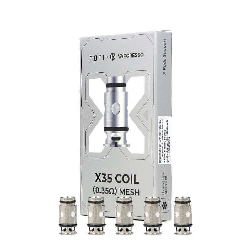 VAPORESSO X35 - Pack de 5 Résistances-0.35 ohm-VAPEVO