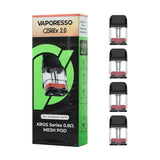 VAPORESSO Xros Series Corex - Pack de 4 Cartouches Pod 3ml-VAPEVO