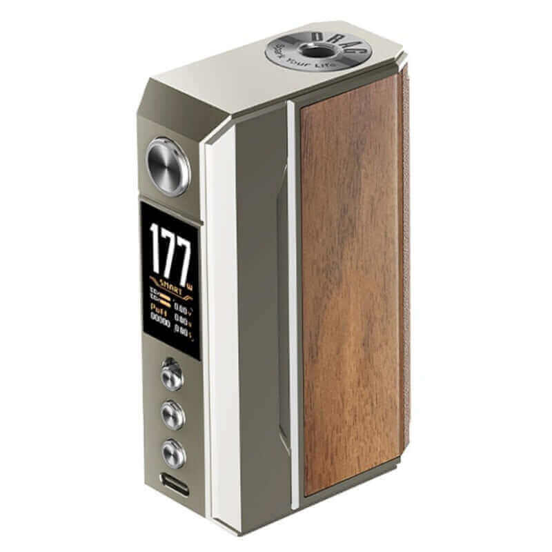 VOOPOO Drag 4 - Box Mod 177W-Pale Gold Walnut-VAPEVO