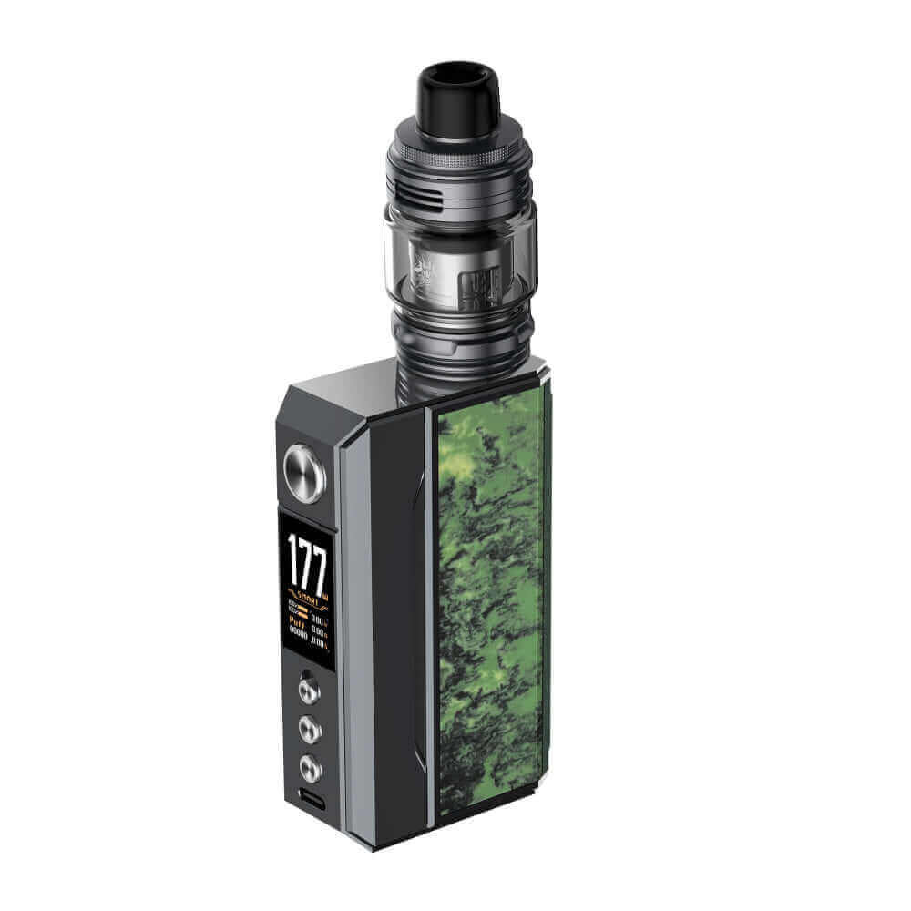 VOOPOO Drag 4 - Kit E-Cigarette 177W 5.5ml-Gun metal Forest Green-VAPEVO