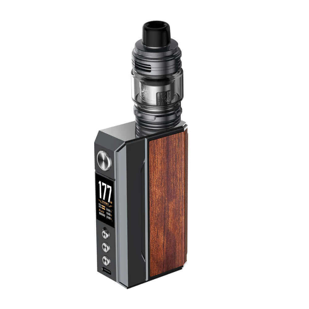 VOOPOO Drag 4 - Kit E-Cigarette 177W 5.5ml-Gun metal Rosewood-VAPEVO