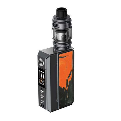 VOOPOO Drag 4 - Kit E-Cigarette 177W 5.5ml-Gun metal Tropical Orange-VAPEVO