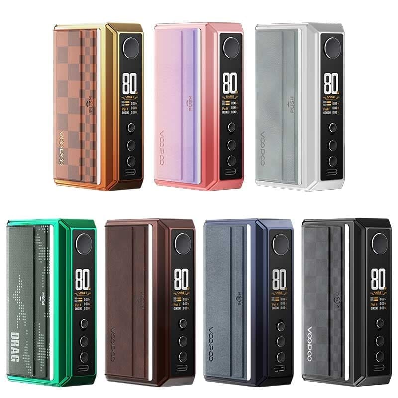 VOOPOO Drag 5 - Box Mod 177W-Black-VAPEVO