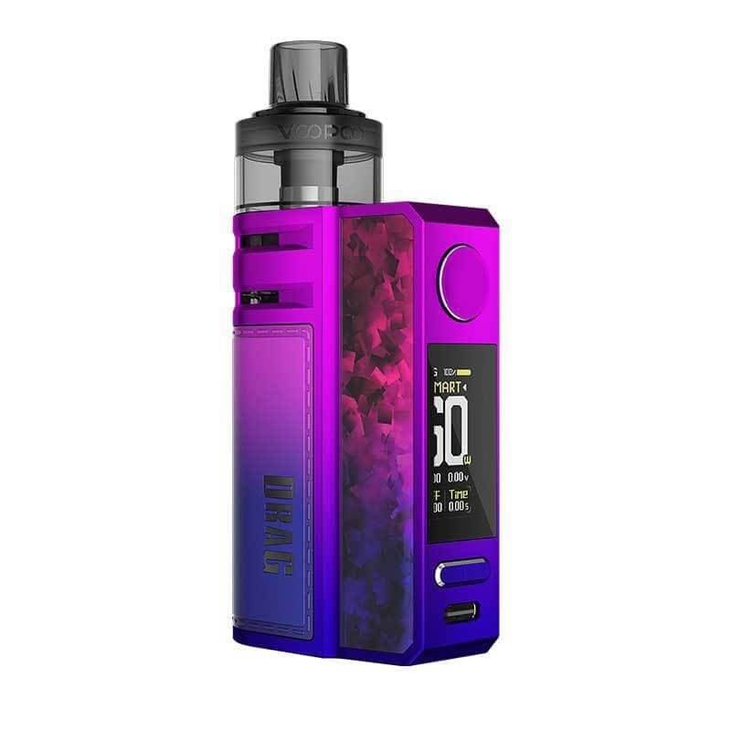 VOOPOO Drag E60 - Kit E-Cigarette 60W 2550mAh-Modern Red-VAPEVO