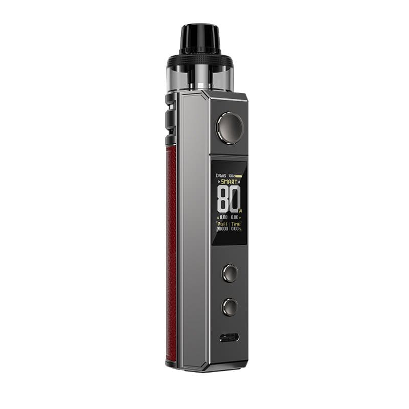 VOOPOO Drag H80S - Kit E-Cigarette 80W 4.5ml-Red-VAPEVO