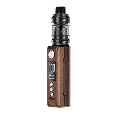 VOOPOO Drag M100S - Kit E-Cigarette 100W 5.5ml-Antique Brass & Padauk-VAPEVO