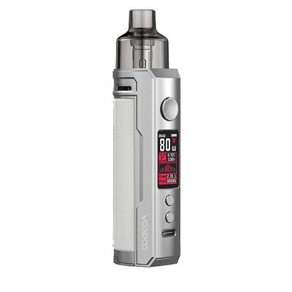 VOOPOO Drag S - Kit E-Cigarette 60W 2500mAh-Silver White-VAPEVO