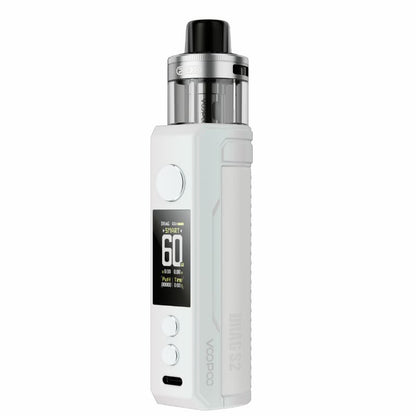 VOOPOO Drag S2 - Kit E-Cigarette 60W 2500mAh 5ml-Pearl White-VAPEVO