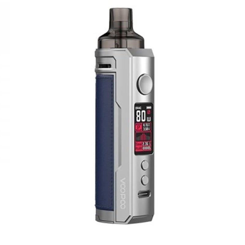 VOOPOO Drag X - Kit E-Cigarette 80W 4.5ml-Silver Blue-VAPEVO