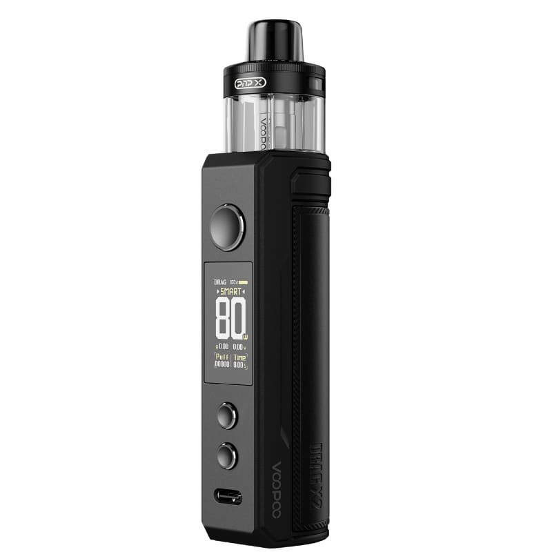 VOOPOO Drag X2 - Kit E-Cigarette 80W 5ml-Spray Black-VAPEVO