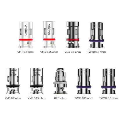 VOOPOO PnP - Pack de 5 Résistances-VM1 0.3 ohm-VAPEVO