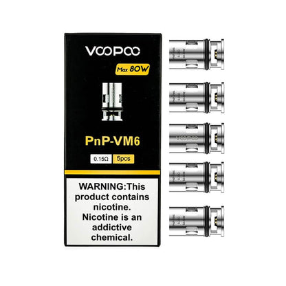 VOOPOO PnP - Pack de 5 Résistances-VM6 0.15 ohm-VAPEVO