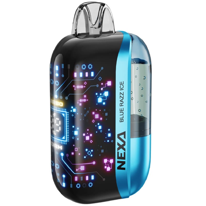 VOOPOO X NEXA Ultra - Pod Jetable 40000 Puffs 20ml-20 mg-Blue Razz Ice-VAPEVO