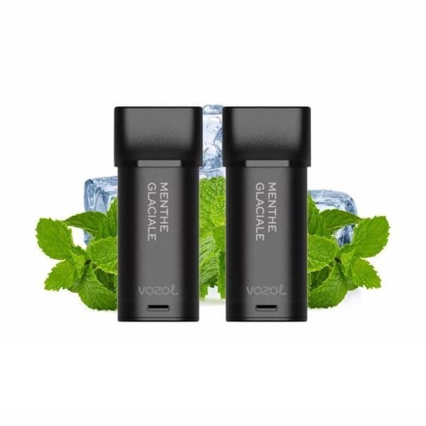 VOZOL Switch 600 - Pack de 2 Cartouches 2ml-0 mg-Menthe Glaciale-VAPEVO