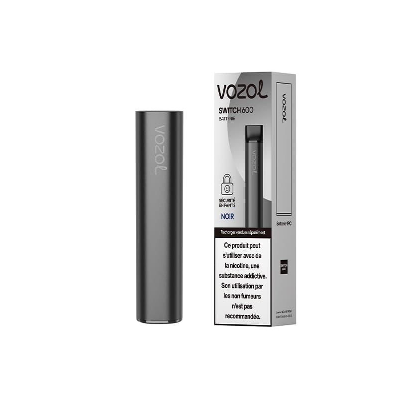 VOZOL Switch 600 - Pod Jetable Rechargeable 600 Puffs-Black-VAPEVO