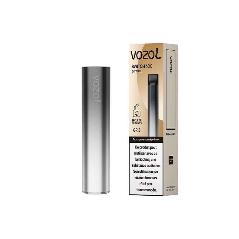 VOZOL Switch 600 - Pod Jetable Rechargeable 600 Puffs-Grey-VAPEVO