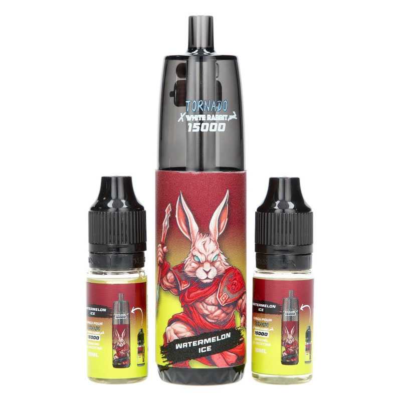 RANDM X WHITE RABBIT Tornado 15000 - Pack Pod Jetable 15000 Puffs 14ml